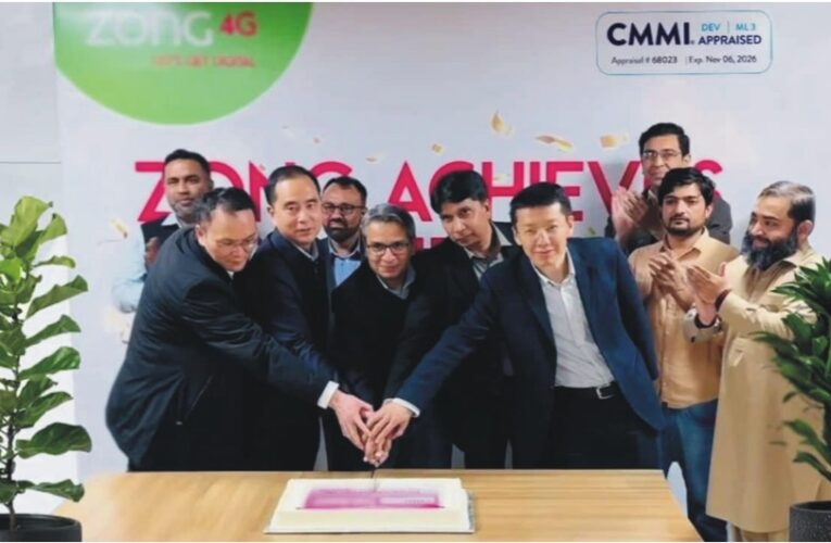 Zong 4G’s Digital Transformation Gets Major Boost with CMMI Maturity Level 3 Appraisal