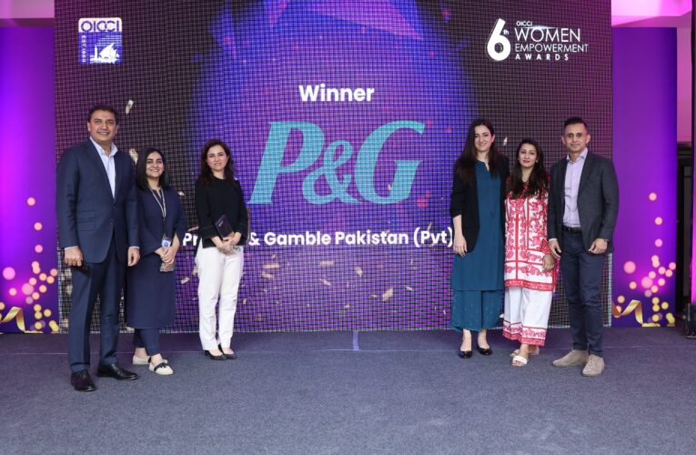 P&G PAKISTAN TAKES HOME CHAMPION OF 2023 AWARD AT THE 6TH ANNUAL OICCI WOMEN EMPOWERMENT AWARDS