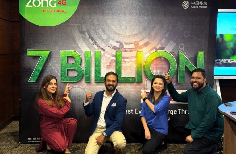 Zong hits 7 Billion monthly recharge milestone through alternate channels