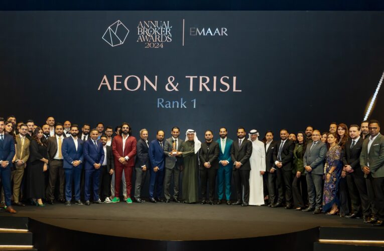 Aeon & Trisl Group Makes History, Secures No.1 Spot at Emaar Awards for Second Consecutive Year and Sixth Consecutive Quarter with Record- Breaking Sales Performance.