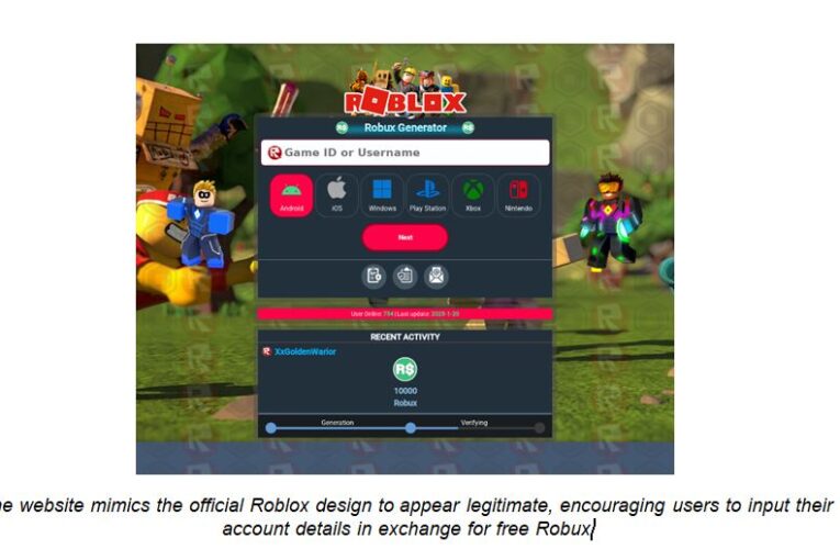 Young gamers at risk: 1.6 million cyberattacks on Roblox players detected in 2024