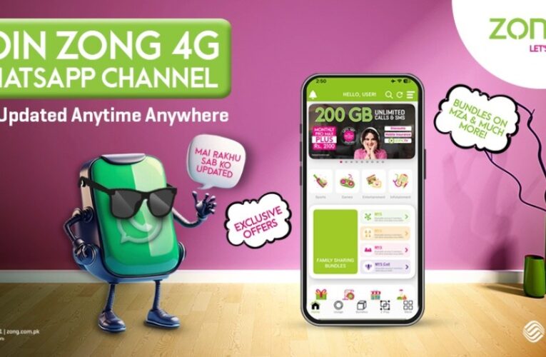 Zong 4G Launches Official WhatsApp Channel for Seamless Customer Engagement