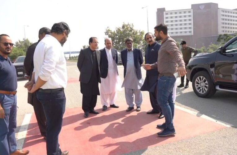 CEO CBD PUNJAB IMRAN AMIN VISITS NSIT CITY EXPRESSES SATISFACTION OVER CONSTRUCTION PROGRESS