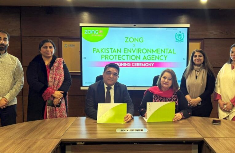 Zong Partners with Pak-EPA for Major Tree Plantation Drive in Islamabad