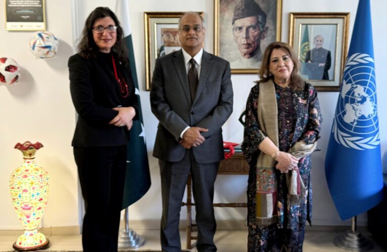 PRCS Chairperson Meets Pakistan’s Permanent Representative to the UN in Geneva to Strengthen Humanitarian Cooperation