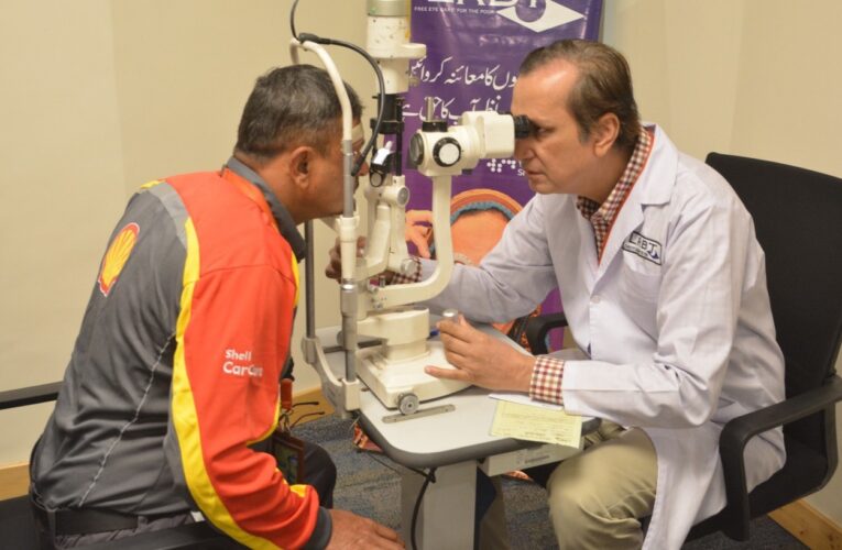 Wafi Energy Pakistan conducts free eye camp for Retailers in collaboration with LRBT