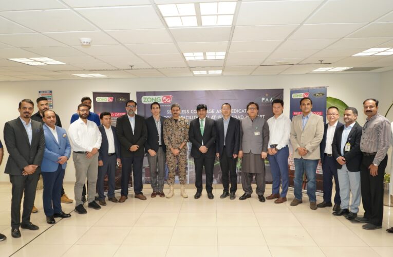 Zong Advances Airport Exclusive Connectivity with 5G-Ready Infrastructure and Customer Facilitation at Islamabad International Airport