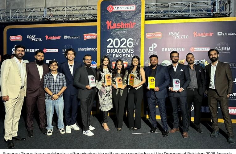 SYNERGY GROUP WINS BIG WITH SEVEN ACCOLADES AT THE DRAGONS OF PAKISTAN 2026 AWARDS